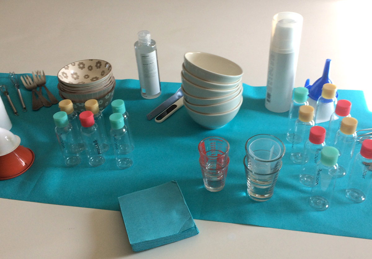 Atelier confection d'un gel anti-bactérien